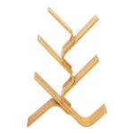 Bookcase Tome bamboo in natural color 63x20x92cm - Image 2