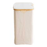 Laundry rack Lodge bamboo-fabric in beige color 54x33x60cm - Image 2