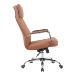 Morales pu brown manager's office chair 60x70x118-124cm - Слика 3