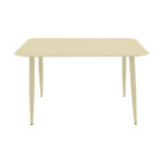 Dining set Heven Vista set of 7pices champagne aluminum 120x70x72cm - Image 6