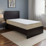 Bed with mattress Athos-Nemesis wenge 90x190cm