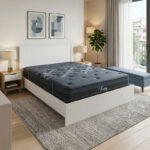 Bed with mattress Athos-Resty white 160x200cm