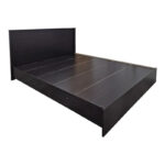 Bed with mattress Athos-Resty wenge 160x200cm - Image 2