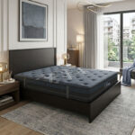 Bed with mattress Athos-Resty wenge 160x200cm