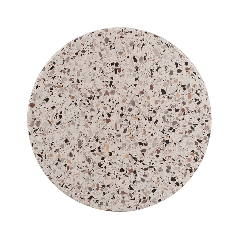 215-000063 Table top Mala Werzalit gray beige Φ60cm, 25mm thick - Слика 1