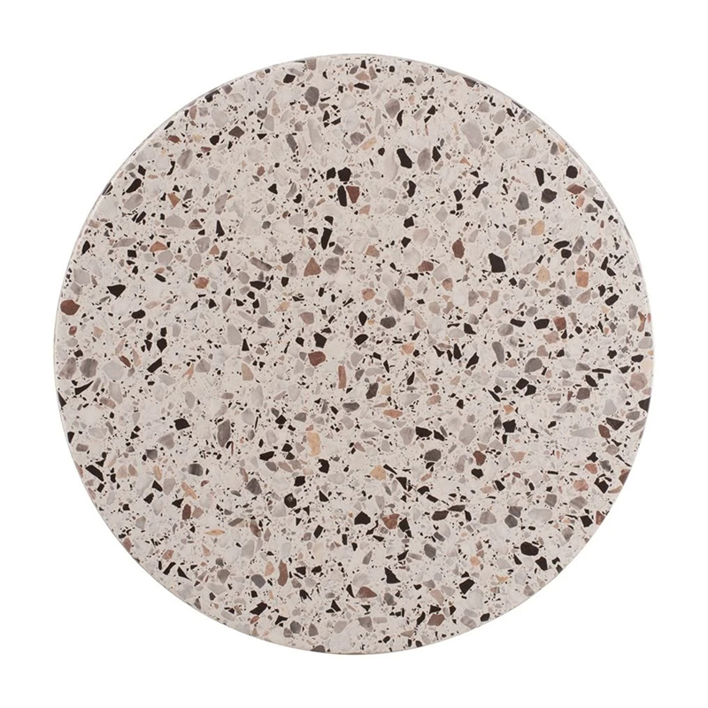 215-000064 Table top Mala Werzalit gray beige Φ70cm, 25mm thick - Слика 1