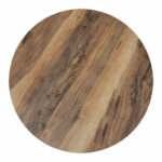 Table top Noble Werzalit walnut Φ70cm, 25mm thick