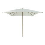 Professional umbrella Solis metal - aluminum one-piece pole in white-sand shade 250x250x235cm