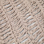 Shelto macrame poly-cotton shade net in beige shade 300x400x27cm - Image 3