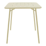Table Moraja cream metal 70x70x73cm - Image 2