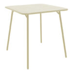 Table Moraja cream metal 70x70x73cm
