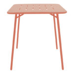 Table Moraja terracotta metal 70x70x73cm - Image 2