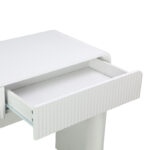 Console table Zaplen mdf in white color 110x38x75cm - Image 6