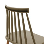 Dining chair Aurora mocha pp-natural color metal leg 42x49.5x77cm - Image 5