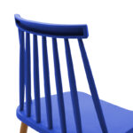 Dining chair Aurora blue pp-natural color metal leg 42x49.5x77cm - Image 5