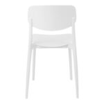 Stackable Berdian pp chair in white color 38x49x79cm - Image 5