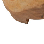 Coffee table Terra suar wood in natural color D60x36cm - Image 4