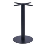 Stada metal bar table base black D40x94cm