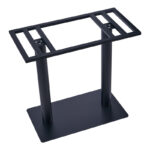 Soign metal table base black 80x40x90cm
