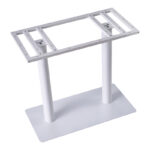 Soign metal table base white 80x40x72cm