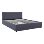 Dellia bed with storage space anthracite fabric 150x200cm - Слика 5