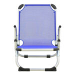 Playa heavy duty beach chair with high back aluminum-textilene in blue shade 54x72x63cm - Слика 4