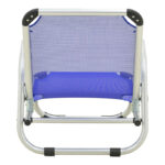 Playa heavy duty beach chair with high back aluminum-textilene in blue shade 54x72x63cm - Слика 5