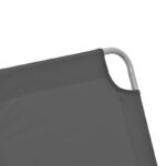 Pasein metal-textilene beach lounger in anthracite shade 55x185x24cm - Слика 4