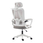 Exeter director's office chair white - mesh gray 50x58x119-129cm - Слика 2