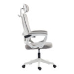 Exeter director's office chair white - mesh gray 50x58x119-129cm - Слика 4