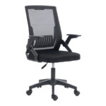 Penza mesh office chair, black color, 48x58x92-102cm