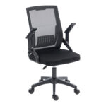 Penza mesh office chair, black color, 48x58x92-102cm - Image 3