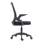 Penza mesh office chair, black color, 48x58x92-102cm - Image 4