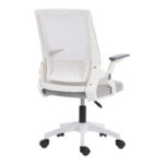 Penza office chair white - mesh grey 48x58x92-102cm - Слика 2