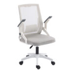Penza office chair white - mesh grey 48x58x92-102cm - Слика 3