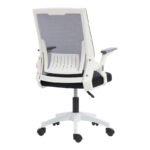 Penza office chair white - mesh black 48x58x92-102cm - Слика 2