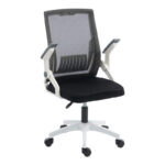 Penza office chair white - mesh black 48x58x92-102cm - Слика 3