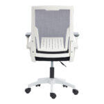 Penza office chair white - mesh black 48x58x92-102cm - Слика 6