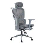 Vigo mesh executive office chair, grey color, 52x70x118-124cm - Image 2