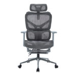 Vigo mesh executive office chair, grey color, 52x70x118-124cm - Image 5