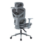 Vigo grey executive office chair, mesh black 52x70x118-124cm - Image 2