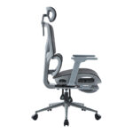 Vigo grey executive office chair, mesh black 52x70x118-124cm - Image 4