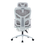 Vigo white executive office chair, mesh grey 52x70x118-124cm - Image 6