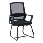 Palma mesh black visitor chair 46x52x94cm
