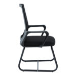 Palma mesh black visitor chair 46x52x94cm - Слика 3