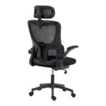 Director's office chair Mainz mesh black color 50x60x112-122cm - Image 2