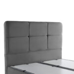 Double bed Punto with storage space anthracite velvet 160x200cm - Слика 5