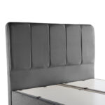 Double bed Lunda with storage space anthracite velvet 160x200cm - Слика 5