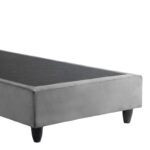Single bed Lunda anthracite velvet 90x200cm - Image 6