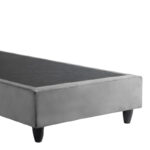 Single bed Linteda anthracite velvet 90x200cm - Image 6